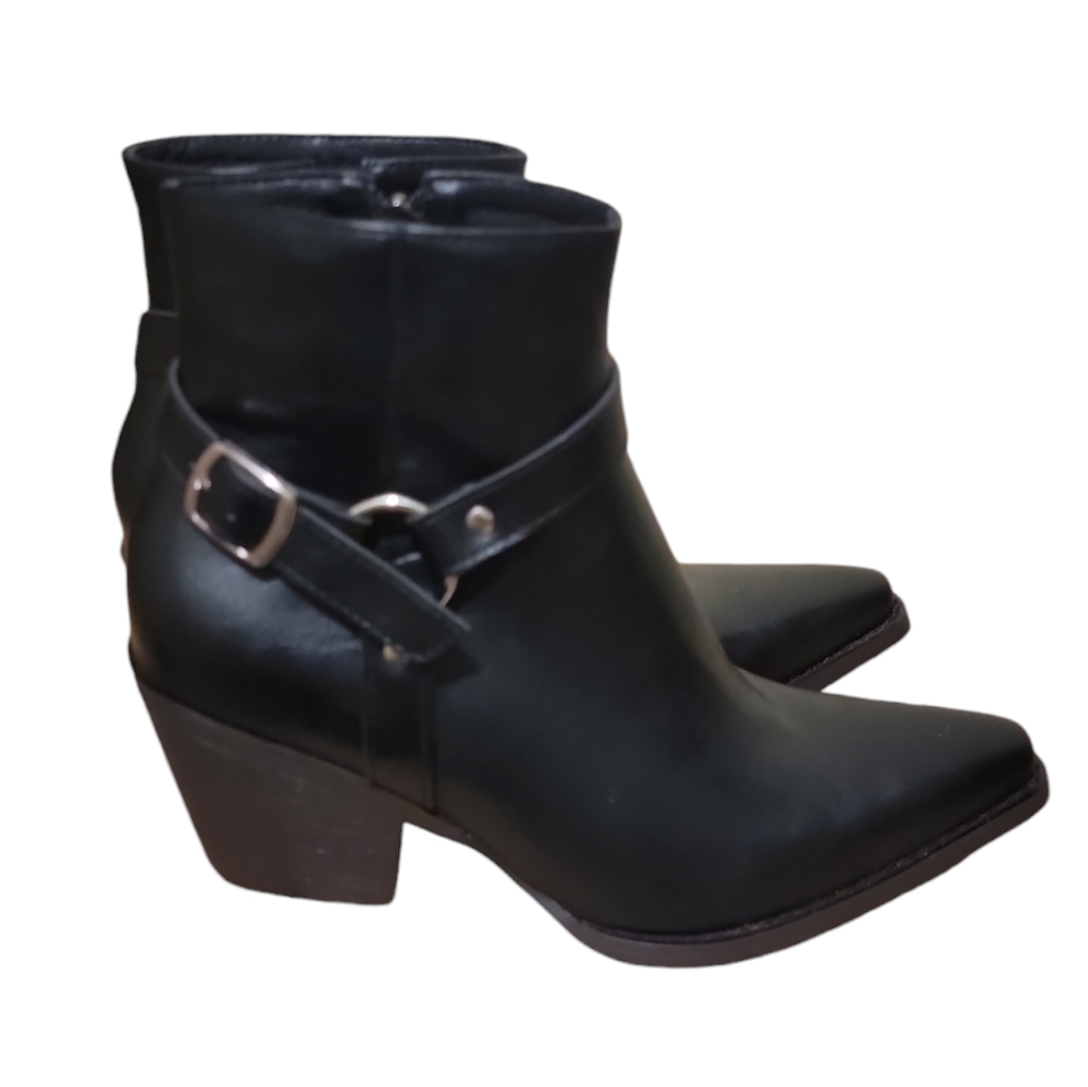Unbranded Leather Ankle Booties